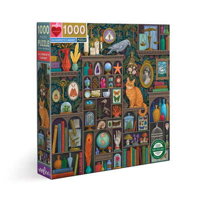 Alchemist's Cabinent 1000 Piece Puzzle Jigsaw Puzzles Eeboo  Paper Skyscraper Gift Shop Charlotte