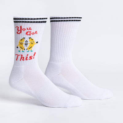 Ayyee, You Got This! Athletic Ribbed Crew Socks Socks Sock It to Me  Paper Skyscraper Gift Shop Charlotte