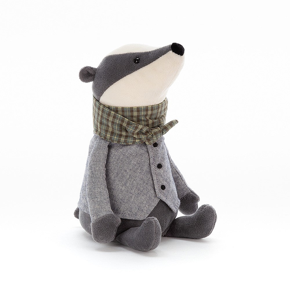 Riverside Rambler Badger Stuffed Animals Jellycat  Paper Skyscraper Gift Shop Charlotte