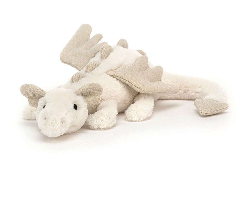 Snow Dragon | Small - Medium Stuffed Animals Jellycat  Paper Skyscraper Gift Shop Charlotte