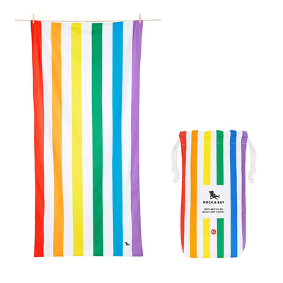 Summer Towels | Rainbow Skies I Extra Large Towels Dock & Bay  Paper Skyscraper Gift Shop Charlotte