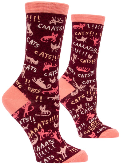 Women's Crew Socks  - Cats!