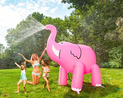 Pink Elephant Yard Sprinkler