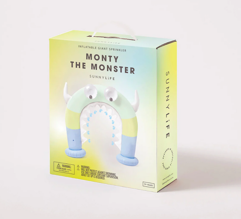 SALE Inflatable Giant Sprinkler - Monty The Moster