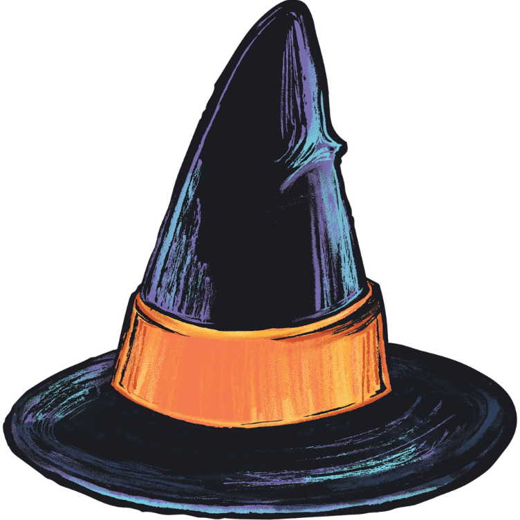 Witch Hat Table Accent Party Supplies Hester & Cook Paper Skyscraper Gift Shop Charlotte
