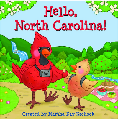 Hello, North Carolina! by Martha Zachock | Boar Book BOOK Arcadia  Paper Skyscraper Gift Shop Charlotte