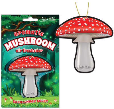 Aromatic Mushroom Air Freshner Jokes & Novelty Accoutrements  Paper Skyscraper Gift Shop Charlotte