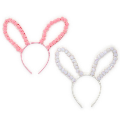 Pom Pom Bunny Ears | Assorted Easter Two's Company  Paper Skyscraper Gift Shop Charlotte