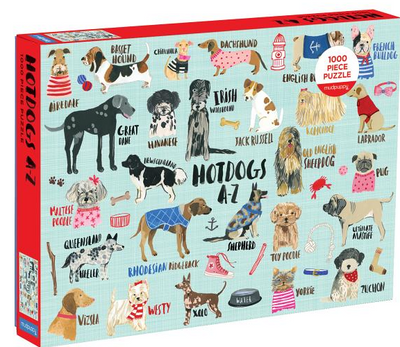 1000 pieces | Jigsaw Puzzle Hot Dogs A-Z Games Chronicle  Paper Skyscraper Gift Shop Charlotte