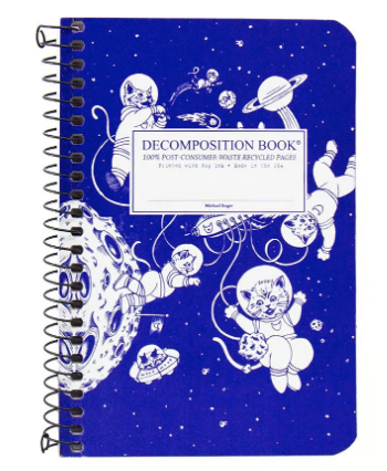 Decomposition Book | Kittens in Space | Pocket Notebooks Michael Roger Press  Paper Skyscraper Gift Shop Charlotte