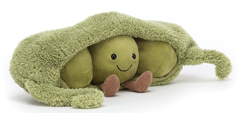 AMUSEABLE PEA IN A POD Stuffed Animals Jellycat  Paper Skyscraper Gift Shop Charlotte