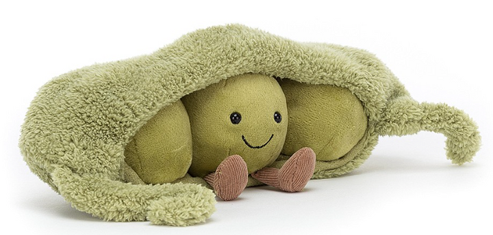 AMUSEABLE PEA IN A POD Stuffed Animals Jellycat  Paper Skyscraper Gift Shop Charlotte