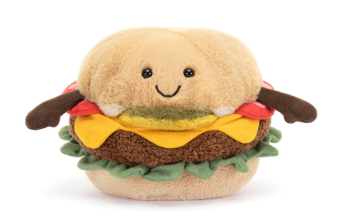 Amuseable Burger Toys Jellycat  Paper Skyscraper Gift Shop Charlotte