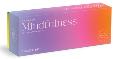 Puzzle Set 7 Days of Mindfulness BOOK Chronicle  Paper Skyscraper Gift Shop Charlotte
