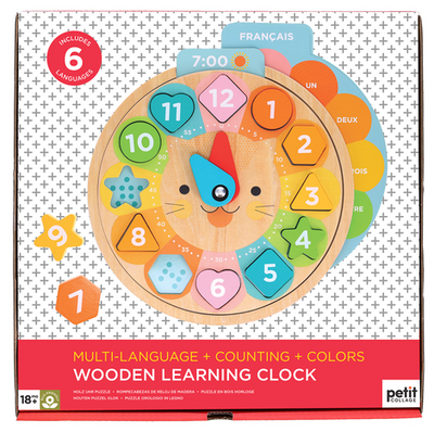 Toy Wooden Learning Clock BOOK Chronicle  Paper Skyscraper Gift Shop Charlotte