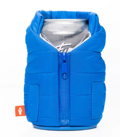 The Puffy Vest-Varsity Blue Drink & Barware Puffin  Paper Skyscraper Gift Shop Charlotte