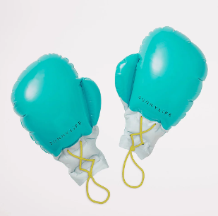 Inflatable Boxing Gloves - Aqua
