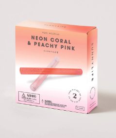 Pool Noodle - Neon Coral & Peachy Pink Summer Floats Sunnylife  Paper Skyscraper Gift Shop Charlotte