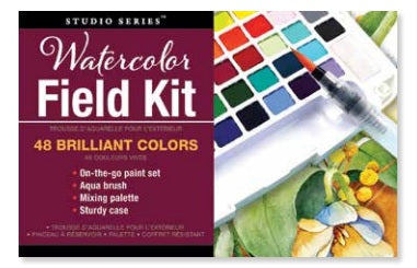 Studio Series™ Artist’s Watercolor Field Kit Arts & Crafts Peter Pauper Press, Inc.  Paper Skyscraper Gift Shop Charlotte