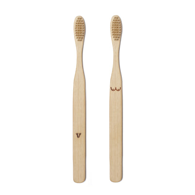 Check out our Nudie Bamboo Toothbrushes S/2 now at PaperSkyscraper.com