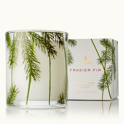 Frasier Fir - Poured Candle Pine Needle Design Candles Thymes  Paper Skyscraper Gift Shop Charlotte