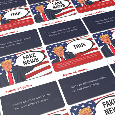 Fake News Game - Trump Edition Adult Games Bubblegum Stuff  Paper Skyscraper Gift Shop Charlotte