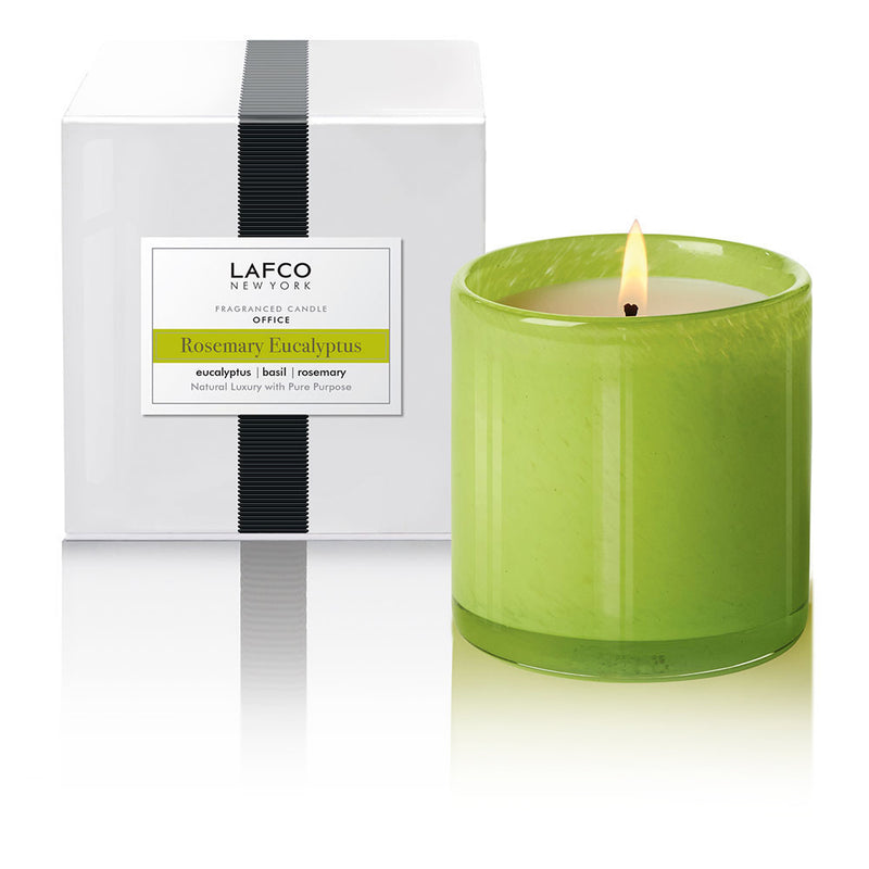 Rosemary Eucalyptus | Signature 15.5oz Candle by PaperSkyscraper.com