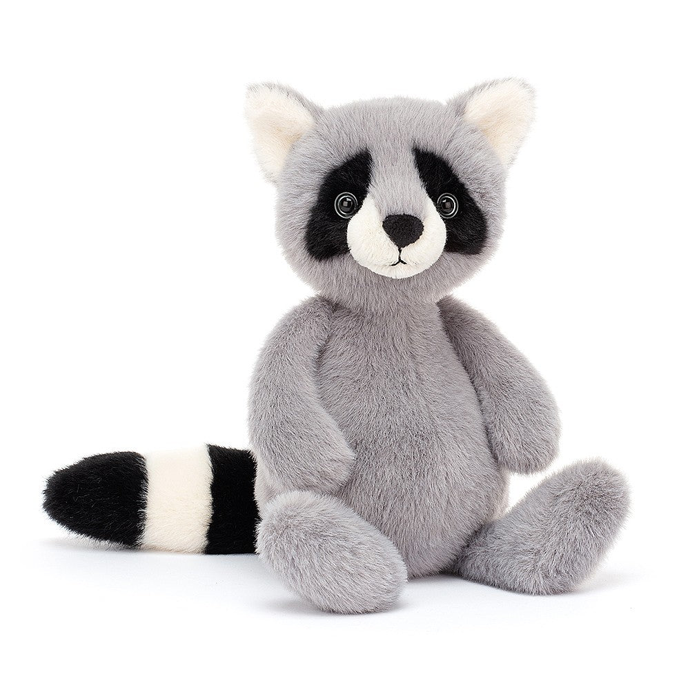 Whispit Racoon Stuffed Animals Jellycat  Paper Skyscraper Gift Shop Charlotte