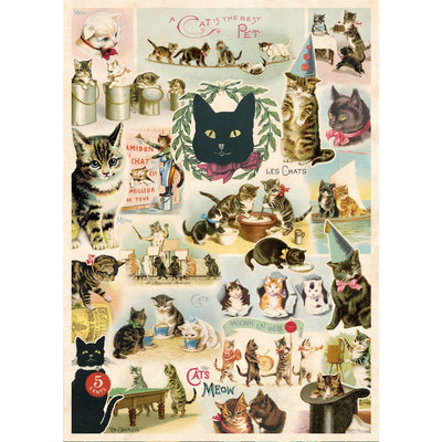 Buy your Wrap Sheet Cat Collage at PaperSkyscraper.com