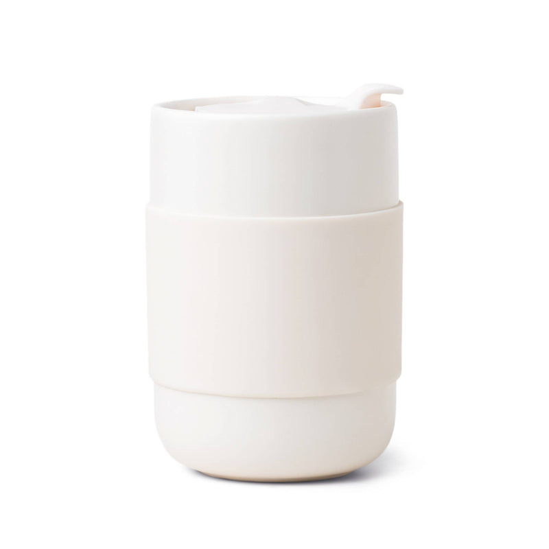 Ceramic Tumbler - Cream, 14 oz