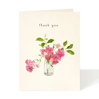 Wild Roses -- Thank You Card Cards Felix Doolittle  Paper Skyscraper Gift Shop Charlotte