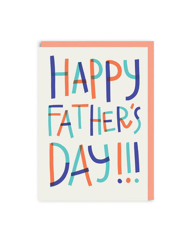 Happy Father's Day Text Greeting Card Cards Ohh Deer  Paper Skyscraper Gift Shop Charlotte
