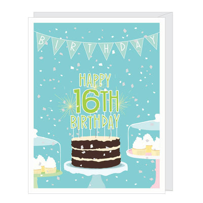 Number 16 | Birthday Card Cards Apartment 2 Cards  Paper Skyscraper Gift Shop Charlotte