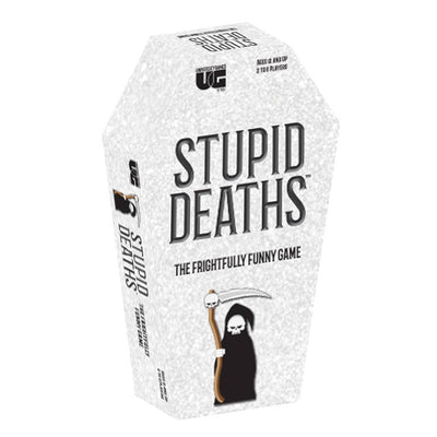 Stupid Deaths Tin  University Games  Paper Skyscraper Gift Shop Charlotte