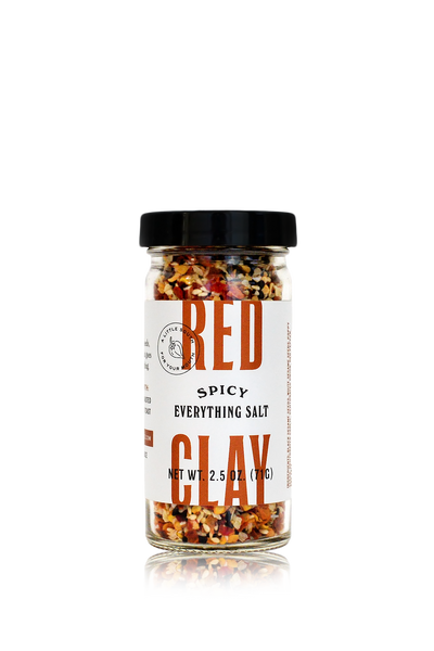 Spicy Everything Salt Food Red Clay Hot Sauce  Paper Skyscraper Gift Shop Charlotte