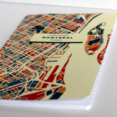 Personalized Map Notebooks- Colored  ILIKEMAPS  Paper Skyscraper Gift Shop Charlotte