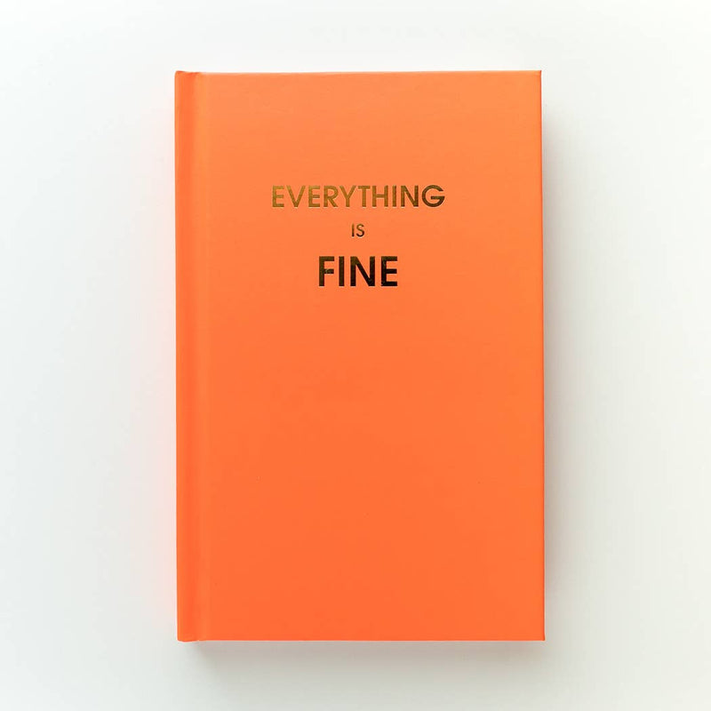 Everything is Fine Journal  Chez Gagné  Paper Skyscraper Gift Shop Charlotte