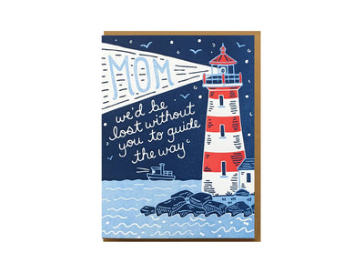 Mom Lighthouse Card Cards Noteworthy Paper & Press  Paper Skyscraper Gift Shop Charlotte