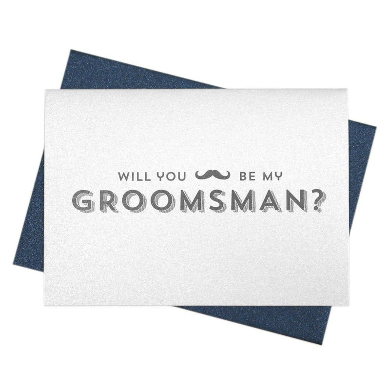 Will You Be My Groomsman Bridal Party Proposal Wedding Card