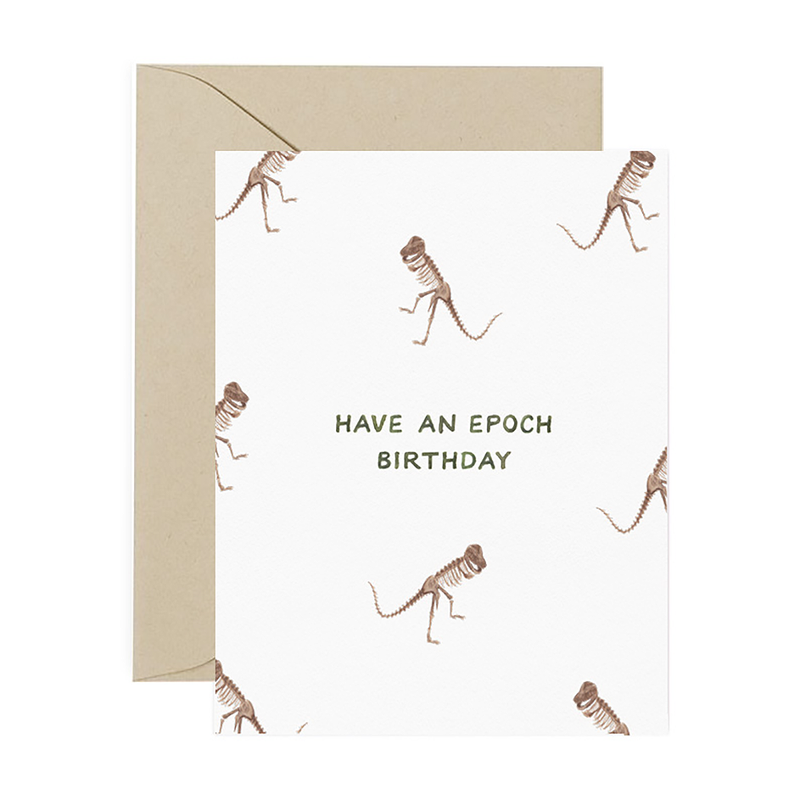 Epoch Dinosaur | Birthday Card
