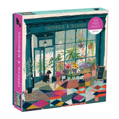 500 Piece Wonder & Bloom Puzzle |Galison Fun Chronicle  Paper Skyscraper Gift Shop Charlotte