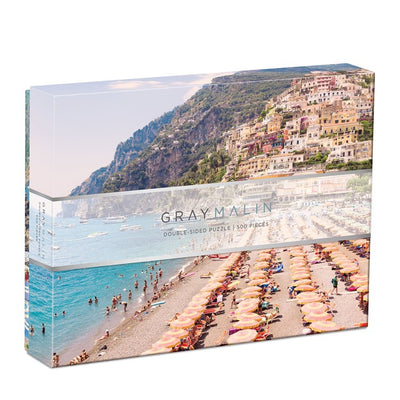 500 Piece Double Side + Ptcd Gray Malin Italy Puzzle | Galison Fun Chronicle  Paper Skyscraper Gift Shop Charlotte