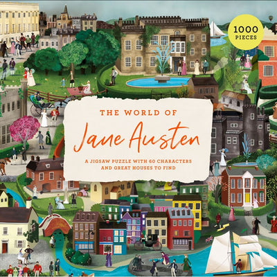 1000 piece Jigsaw Puzzle | World of Jane Austen Fun Chronicle  Paper Skyscraper Gift Shop Charlotte