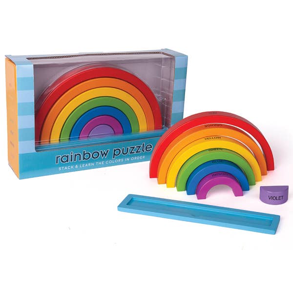 Magical Rainbow Puzzle Kids Toys Jack Rabbit Creations  Paper Skyscraper Gift Shop Charlotte