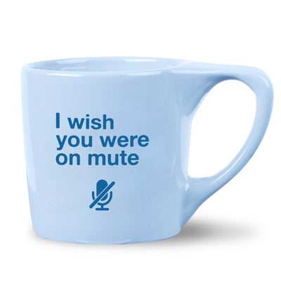 On Mute Coffee Mug  Pretty Alright Goods  Paper Skyscraper Gift Shop Charlotte