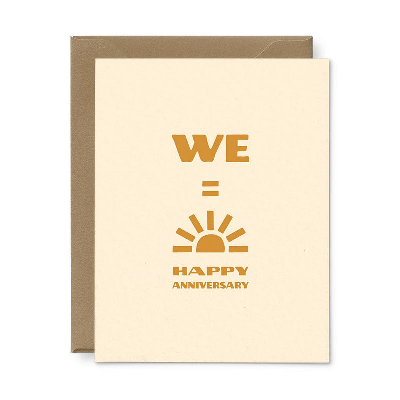 We = Sunshine | Anniversary Card