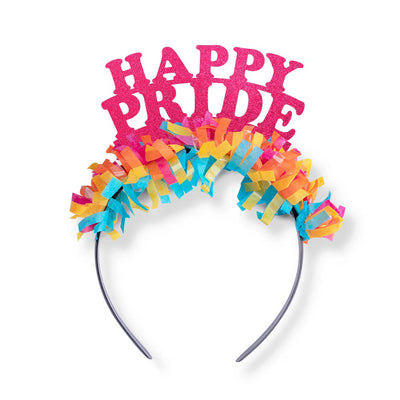 Happy Pride LGBTQ Party Headband  Festive Gal  Paper Skyscraper Gift Shop Charlotte