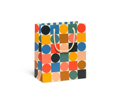 Circles and Squares gift bag Gift Bags Red Cap Cards  Paper Skyscraper Gift Shop Charlotte