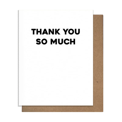 Thank You So | Thank You Card Cards Pretty Alright Goods  Paper Skyscraper Gift Shop Charlotte
