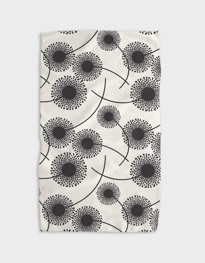 Fully Bloomed Tea Towel Tea Towel Geometry  Paper Skyscraper Gift Shop Charlotte